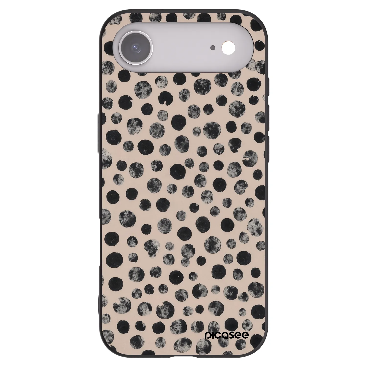 Picasee silikonový černý obal pro Apple iPhone Air - Dots