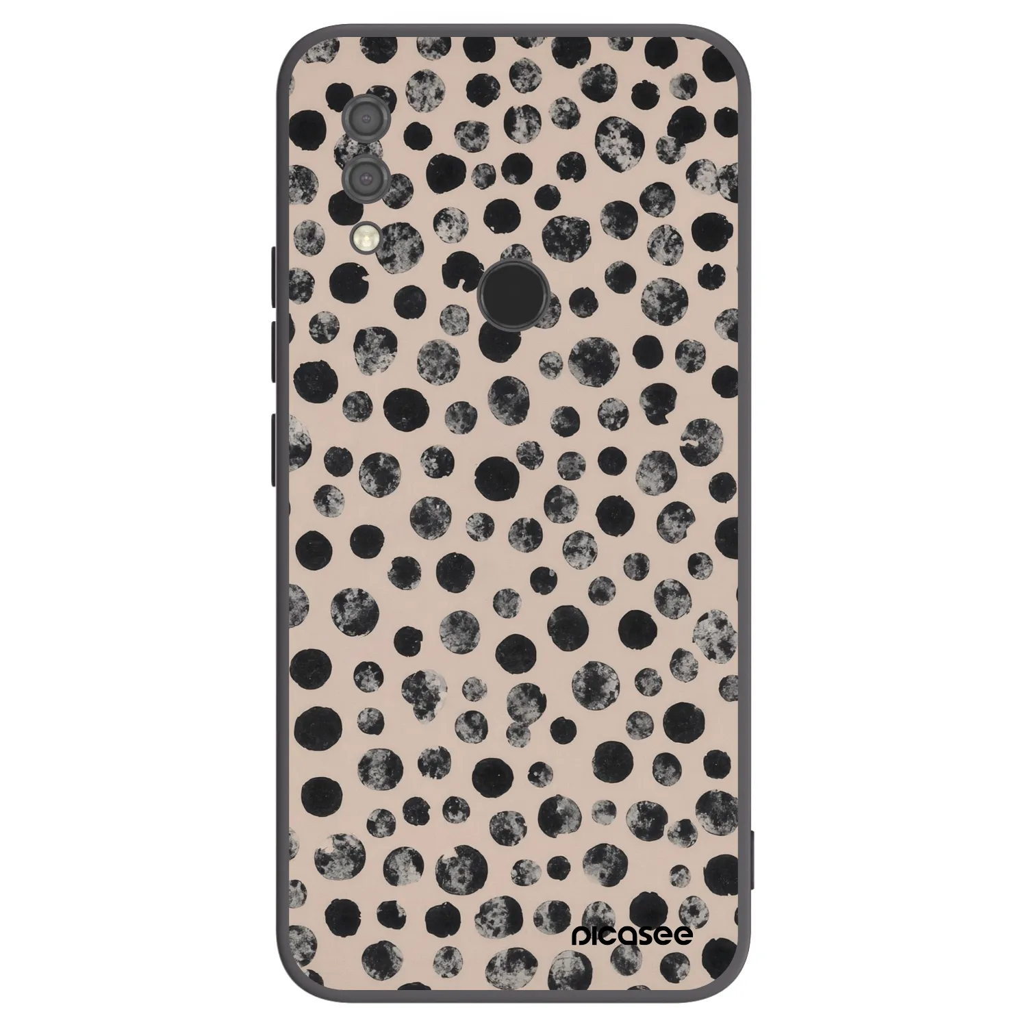 Picasee silikonový černý obal pro Xiaomi Redmi 7 - Dots