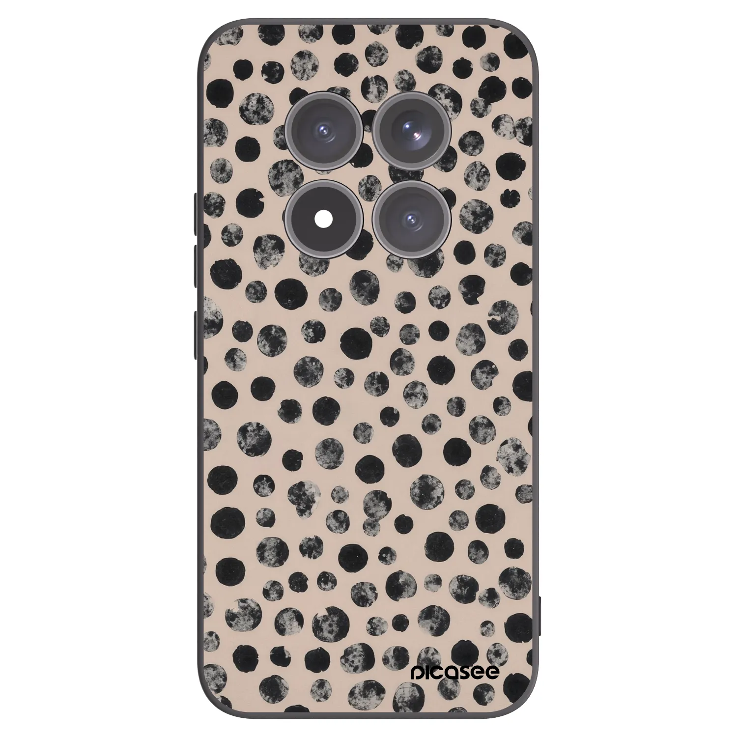 Picasee silikonový černý obal pro Xiaomi Redmi Note 15 Pro+ - Dots
