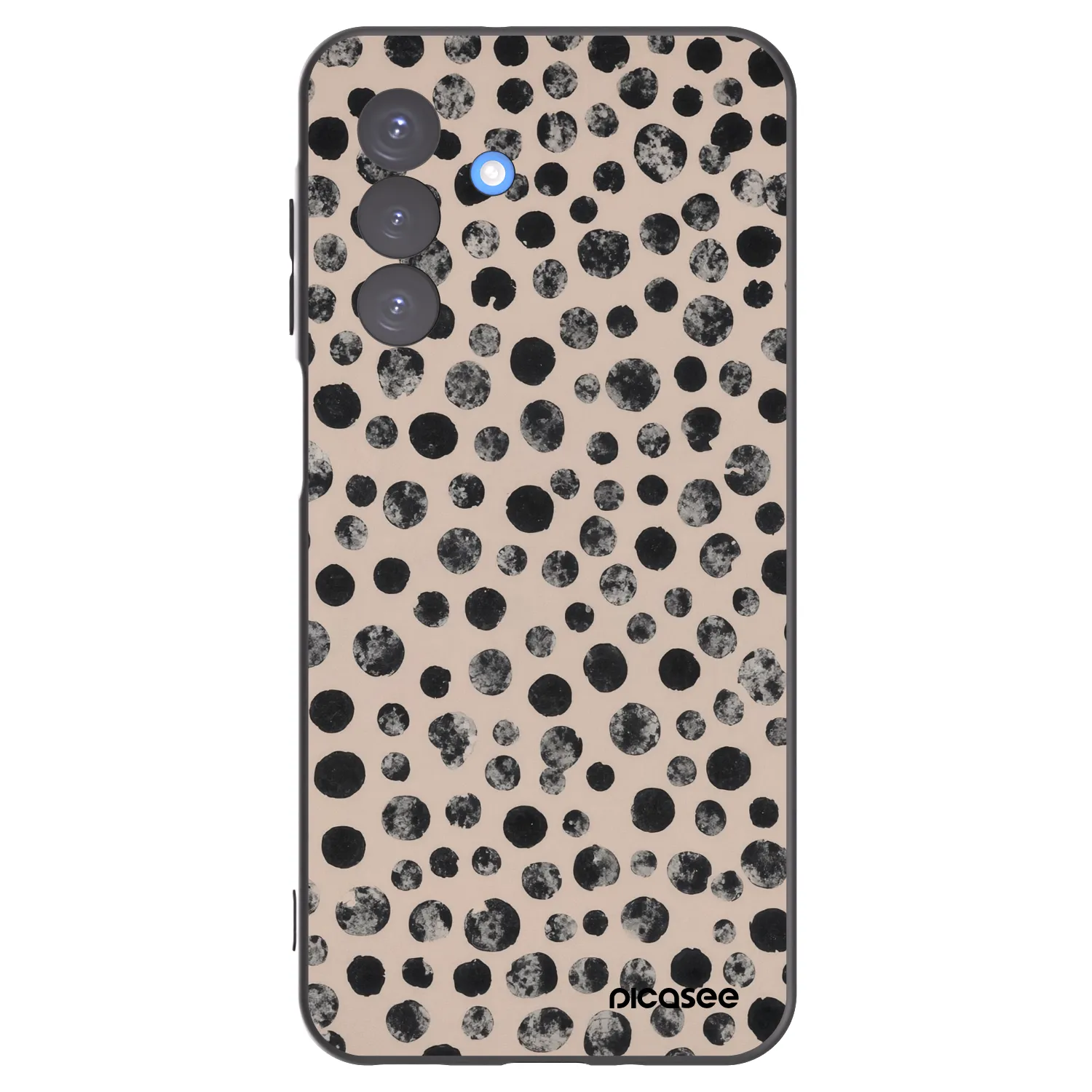 Picasee silikonový černý obal pro Samsung Galaxy A17 5G - Dots