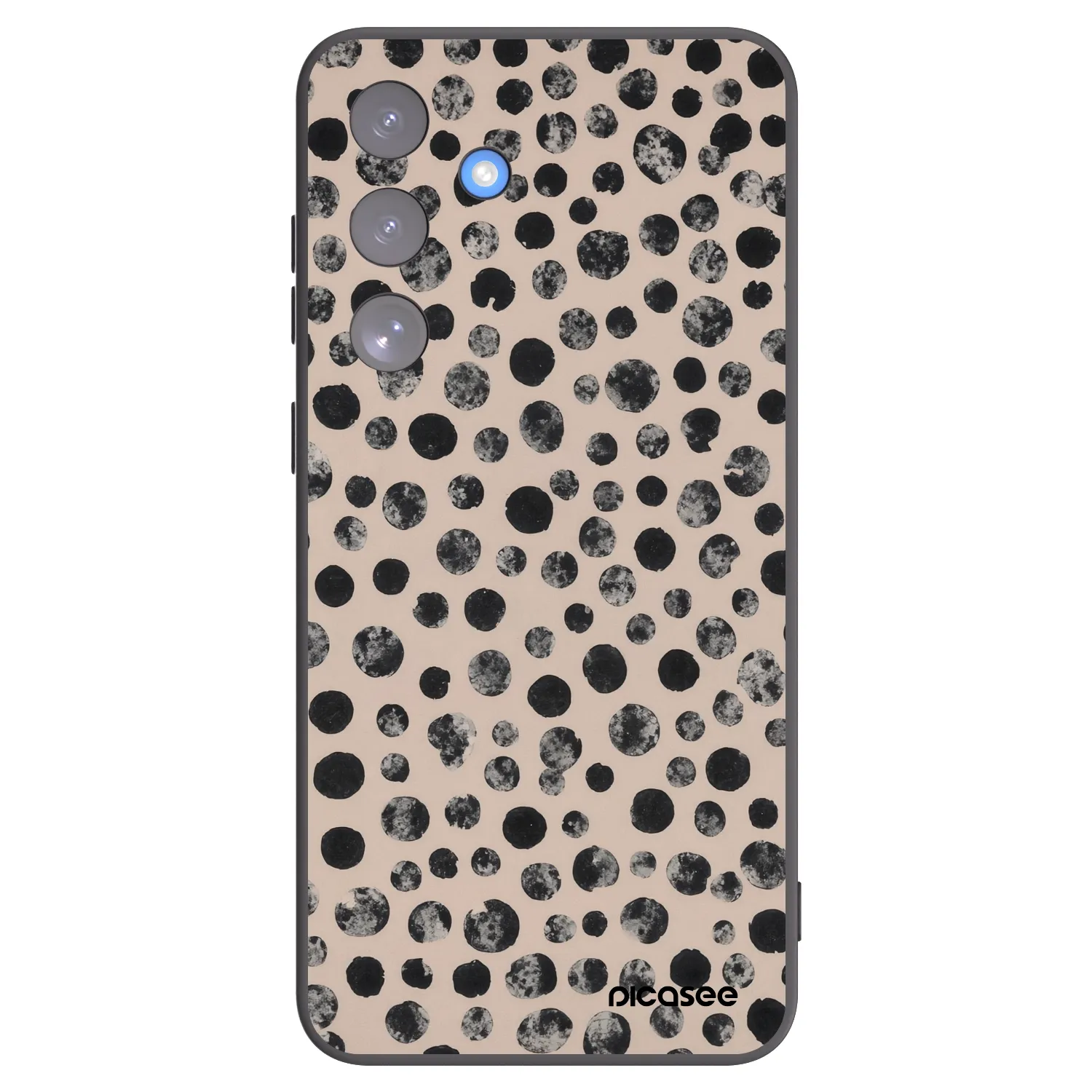 Picasee silikonový černý obal pro Samsung Galaxy S25 FE 5G - Dots