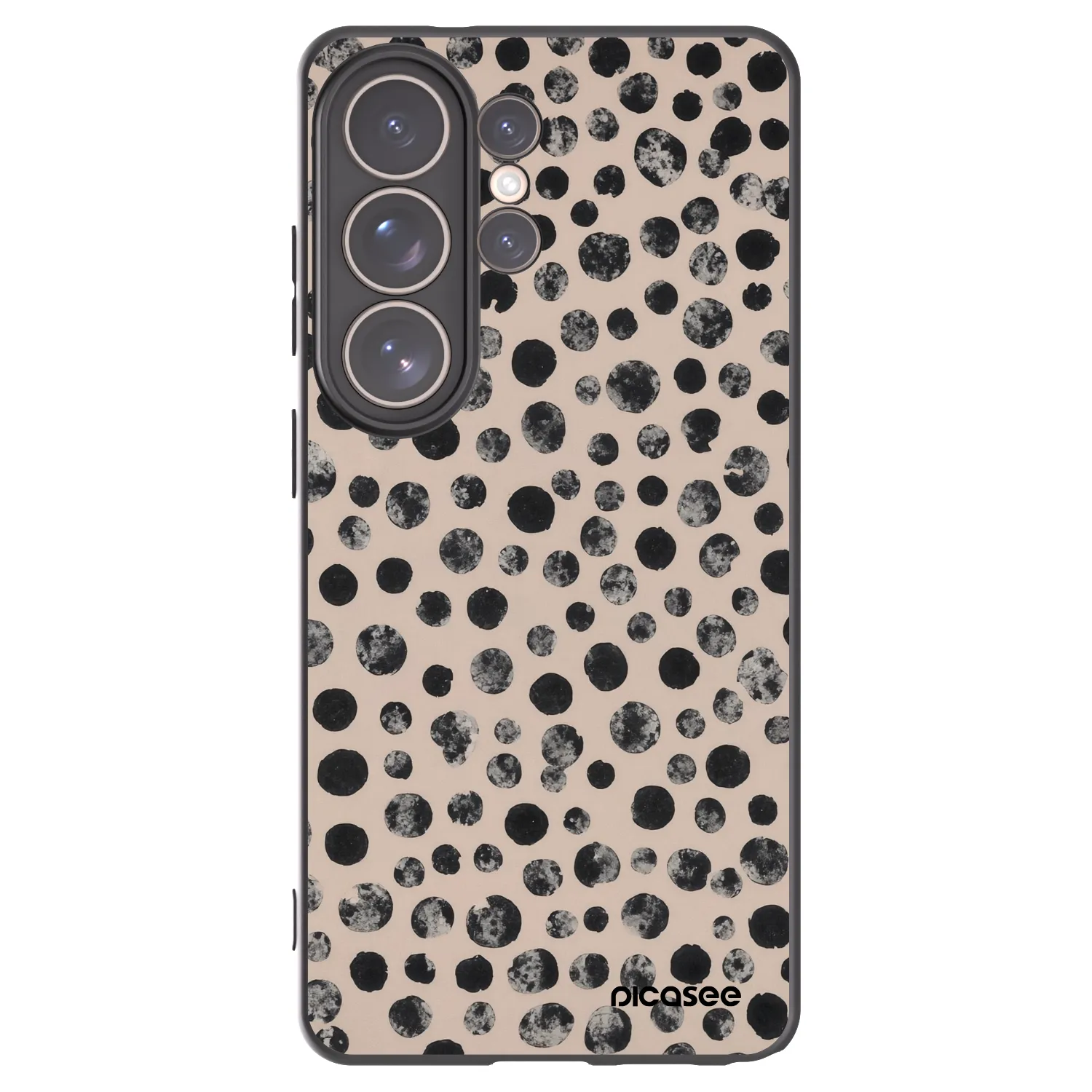Picasee silikonový černý obal pro Samsung Galaxy S26 Ultra - Dots