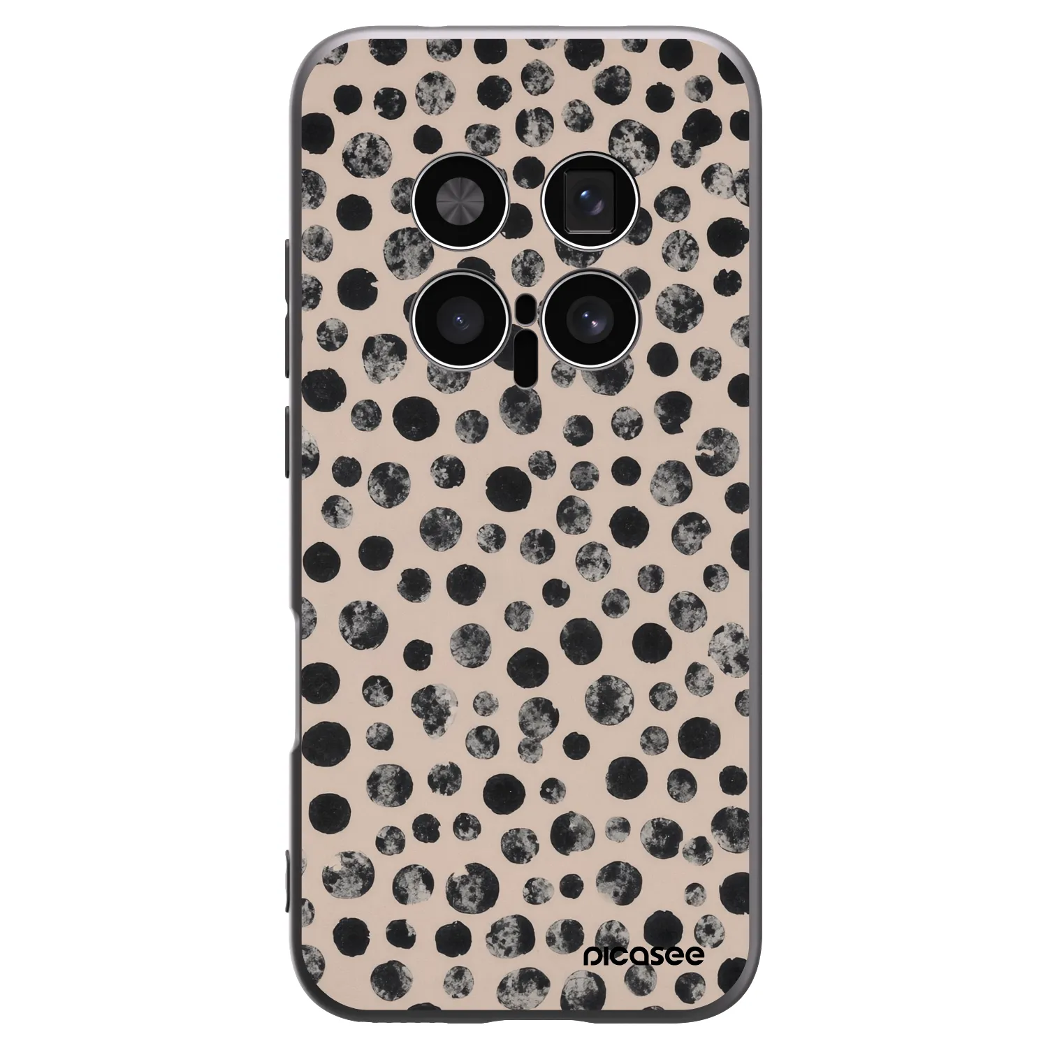 Picasee silikonový černý obal pro Honor Magic8 Pro 5G - Dots