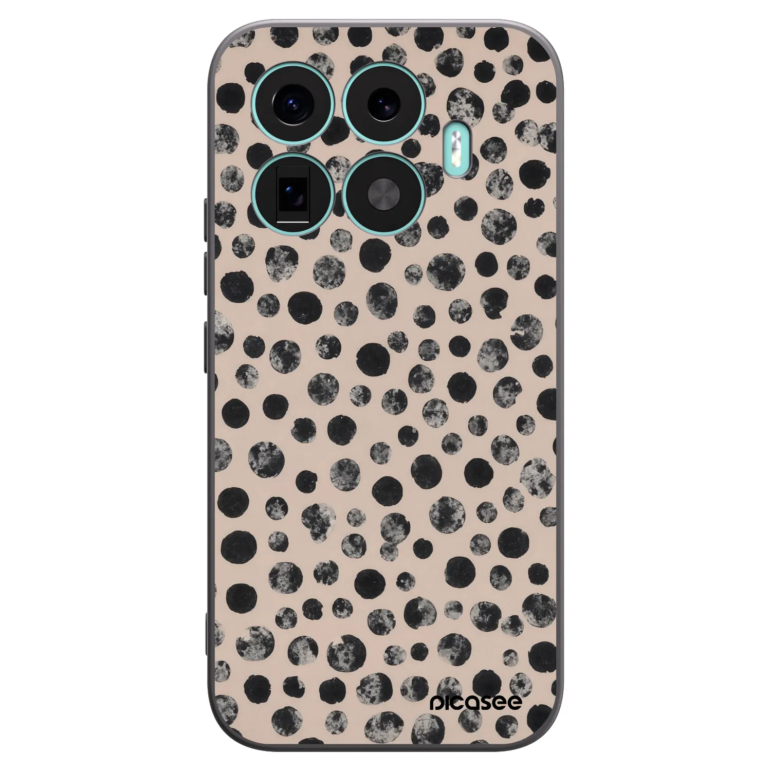 Picasee silikonový černý obal pro Xiaomi 17T - Dots