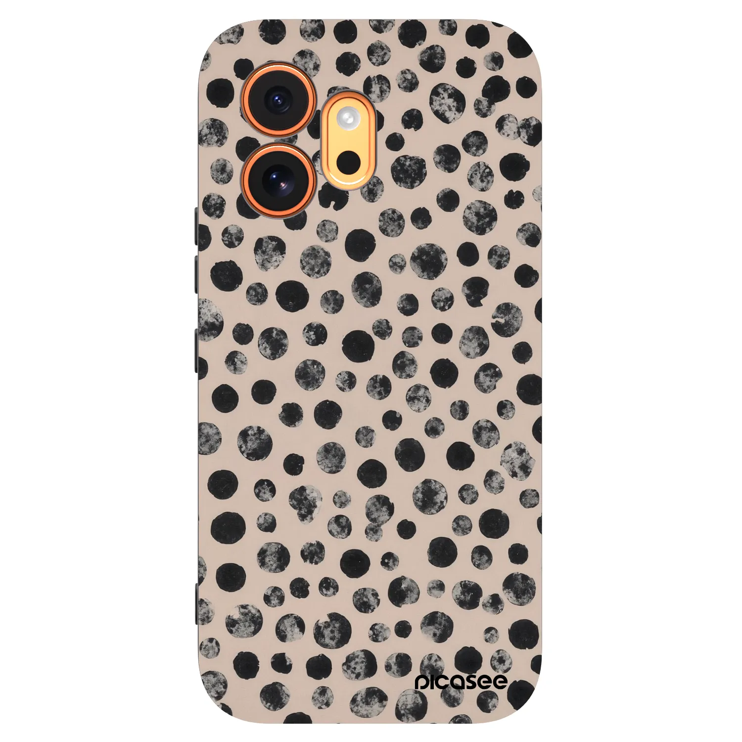 Picasee silikonový černý obal pro Honor 600 - Dots
