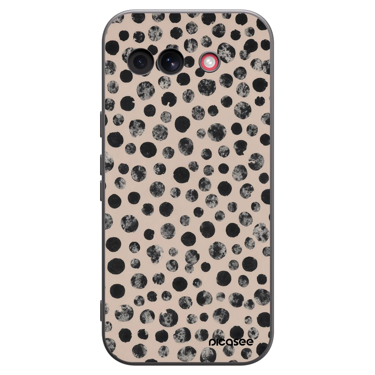 Picasee silikonový černý obal pro Google Pixel 10a - Dots