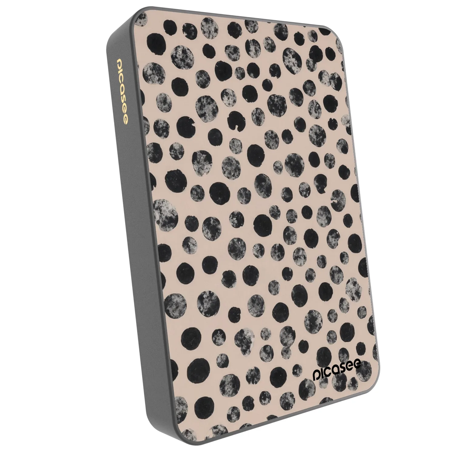 Picasee Powerbanka s MagSafe 10 000 mAh Šedá - Dots