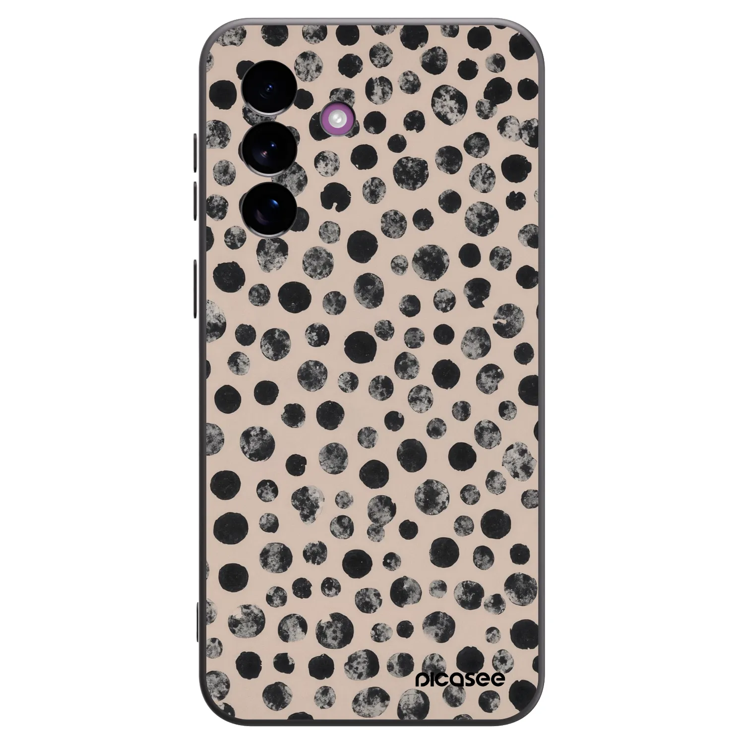 Picasee silikonový černý obal pro Samsung Galaxy A37 - Dots