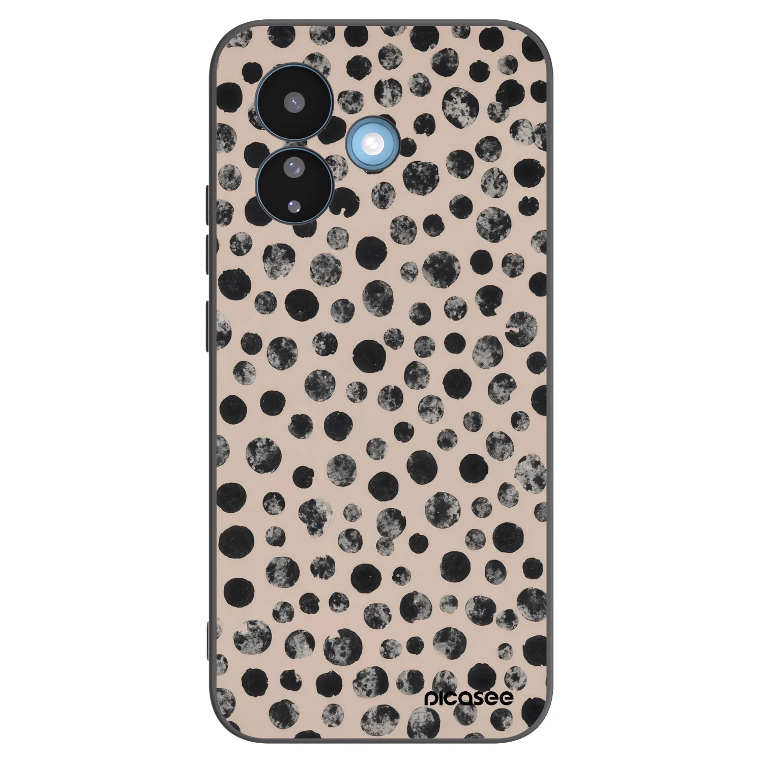 Picasee silikonový černý obal pro Xiaomi Redmi Note 17 Pro 5G - Dots