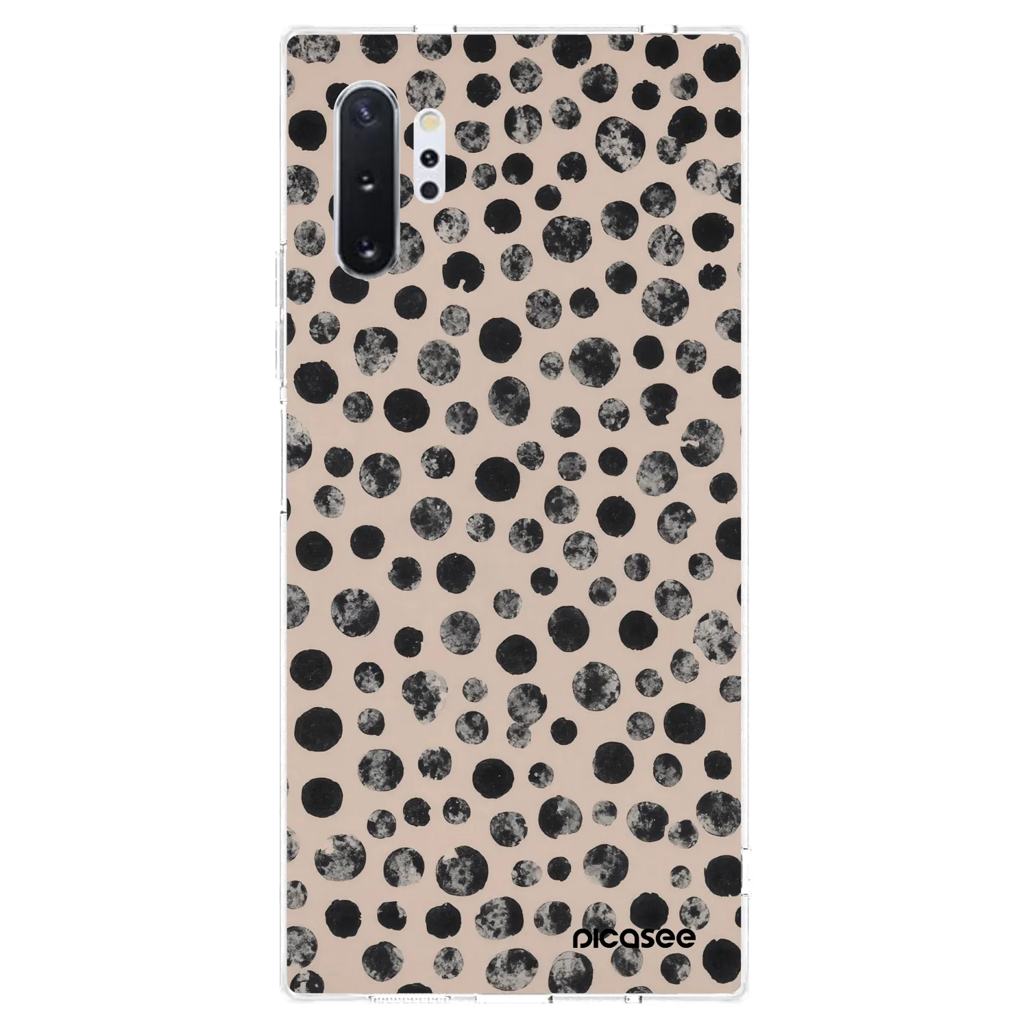 Picasee silikonový průhledný obal pro Samsung Galaxy Note 10+ N975F - Dots
