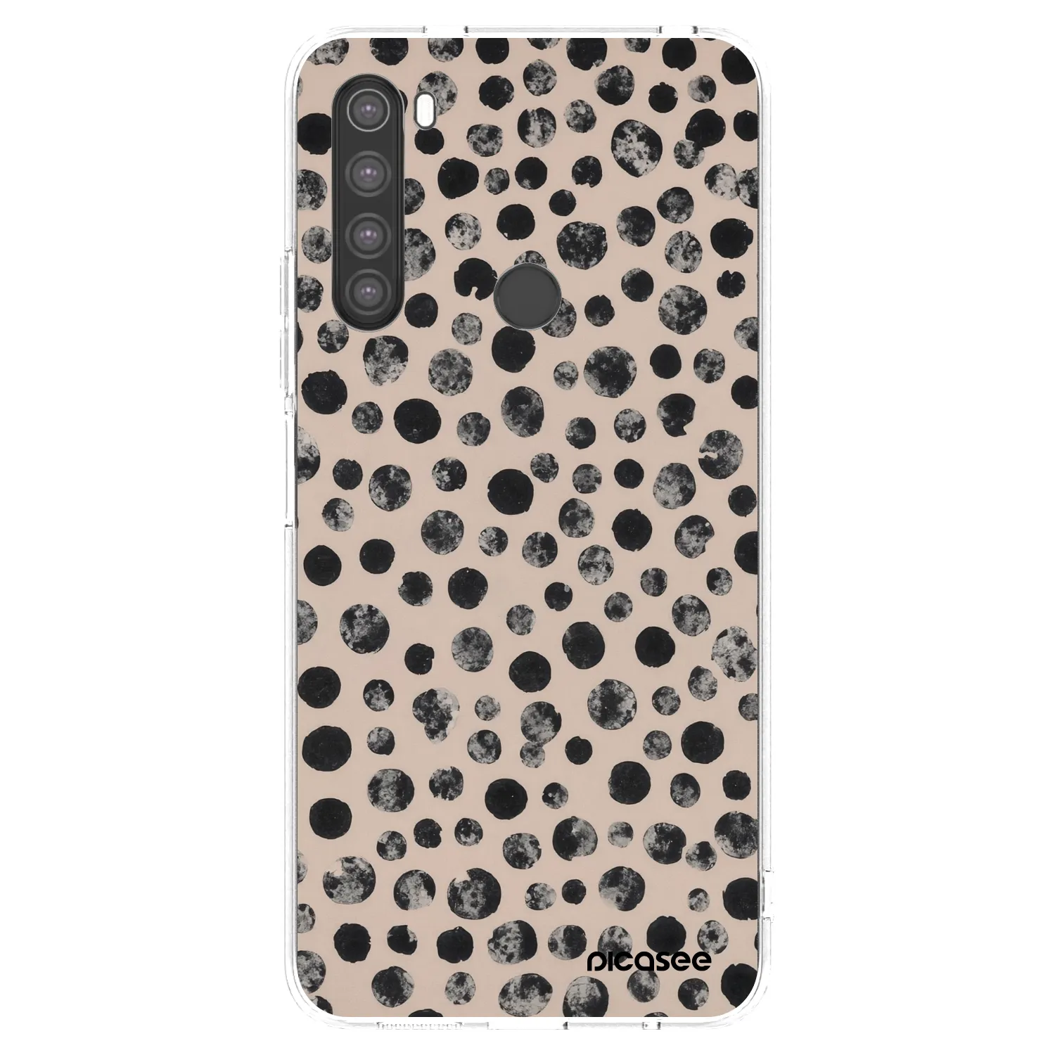 Picasee silikonový průhledný obal pro Xiaomi Redmi Note 8 - Dots