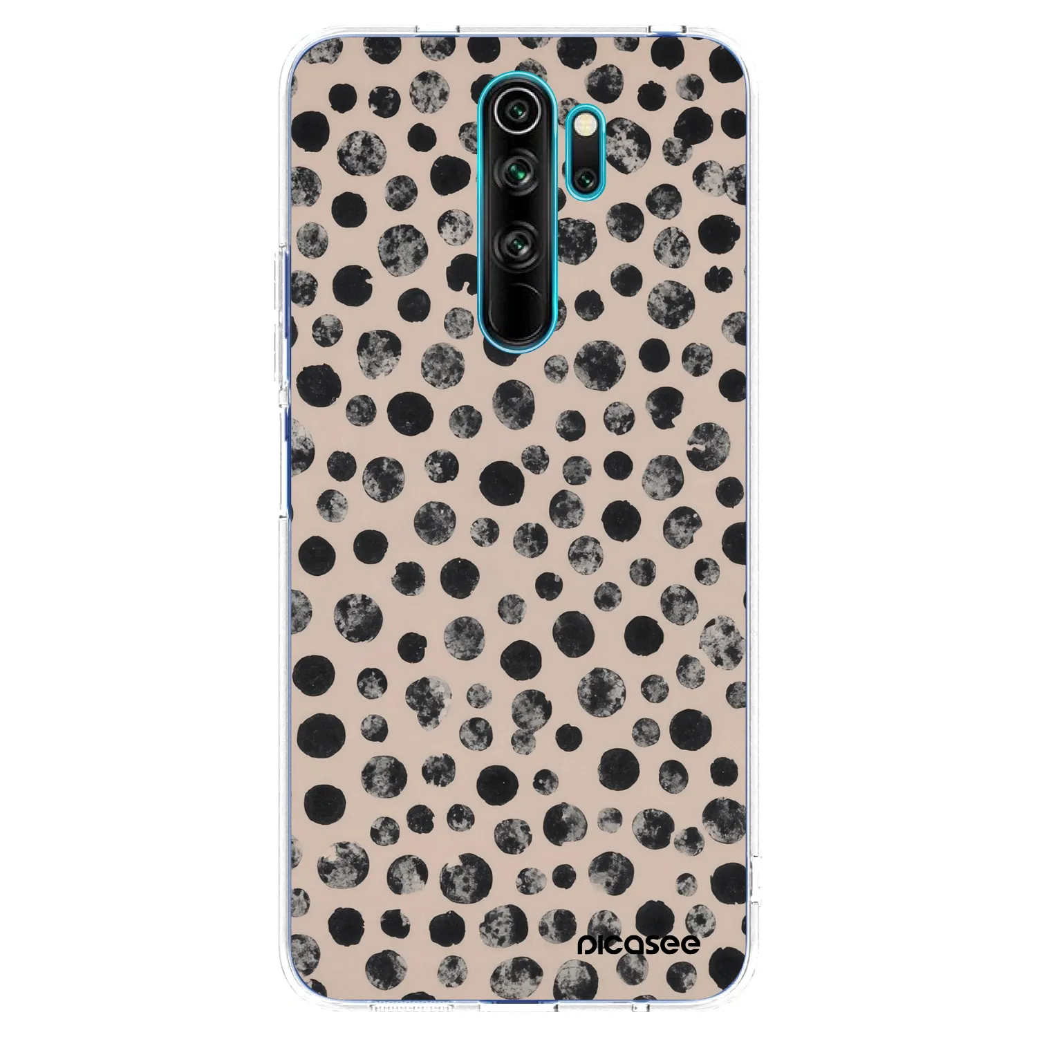 Picasee silikonový průhledný obal pro Xiaomi Redmi Note 8 Pro - Dots