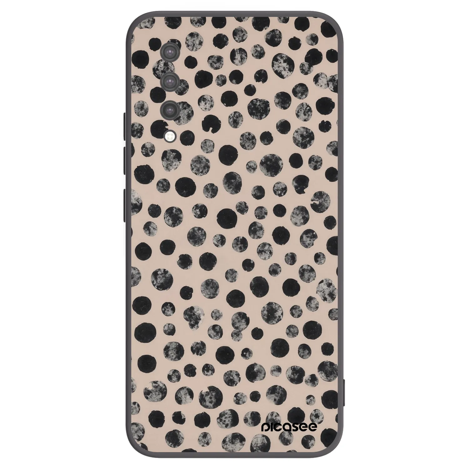 Picasee silikonový černý obal pro Xiaomi Mi 9 Lite - Dots