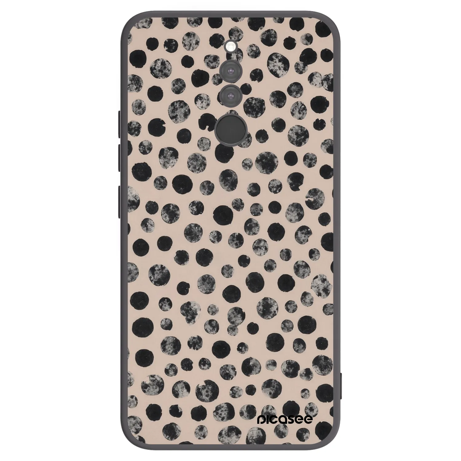 Picasee silikonový černý obal pro Xiaomi Redmi 8 - Dots