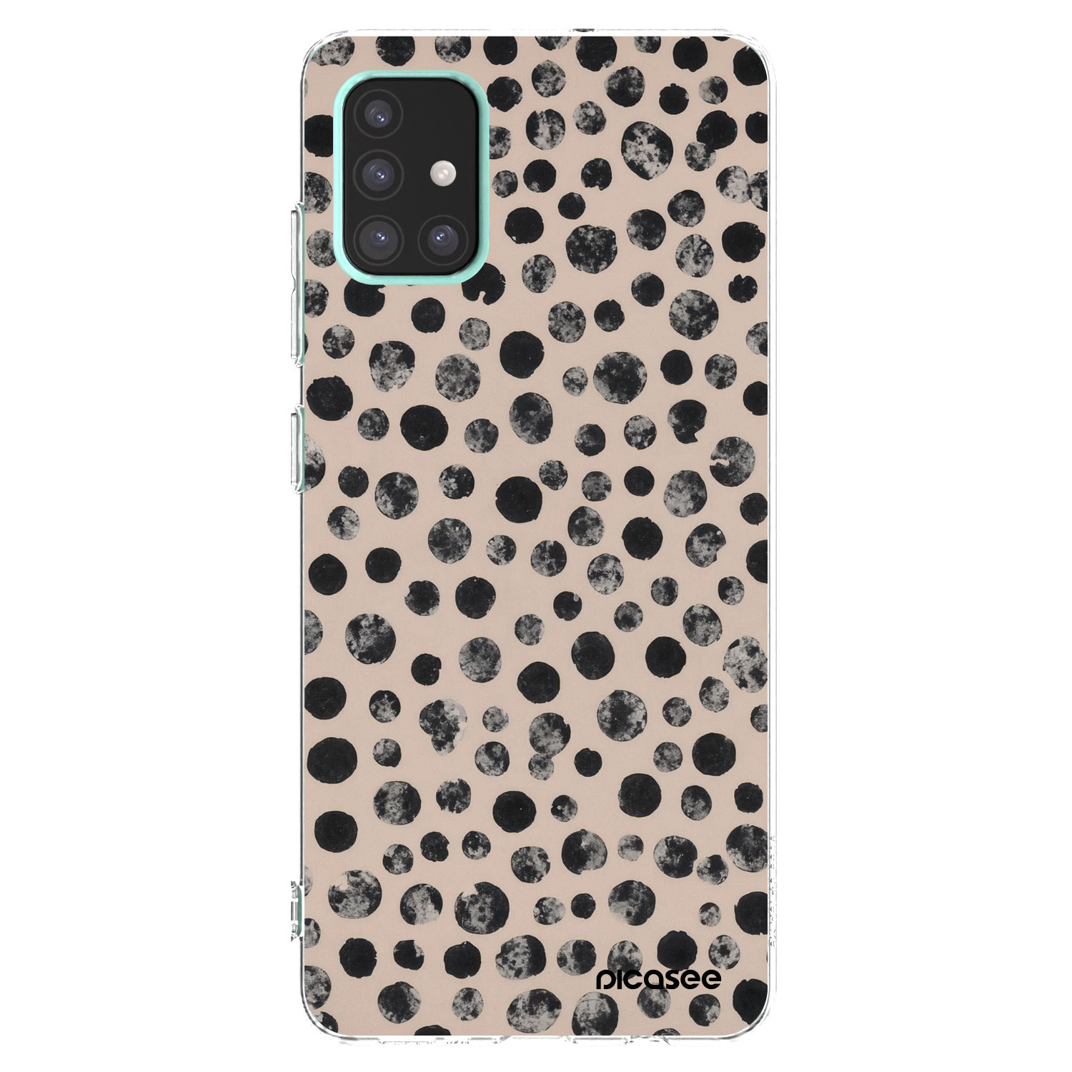 Picasee silikonový průhledný obal pro Samsung Galaxy A51 A515F - Dots