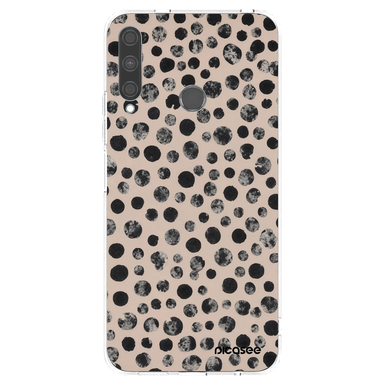 Picasee silikonový průhledný obal pro Huawei P40 Lite E - Dots