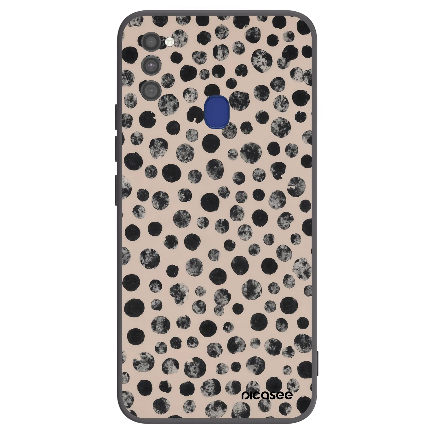 Picasee silikonový černý obal pro Samsung Galaxy M21 M215F - Dots
