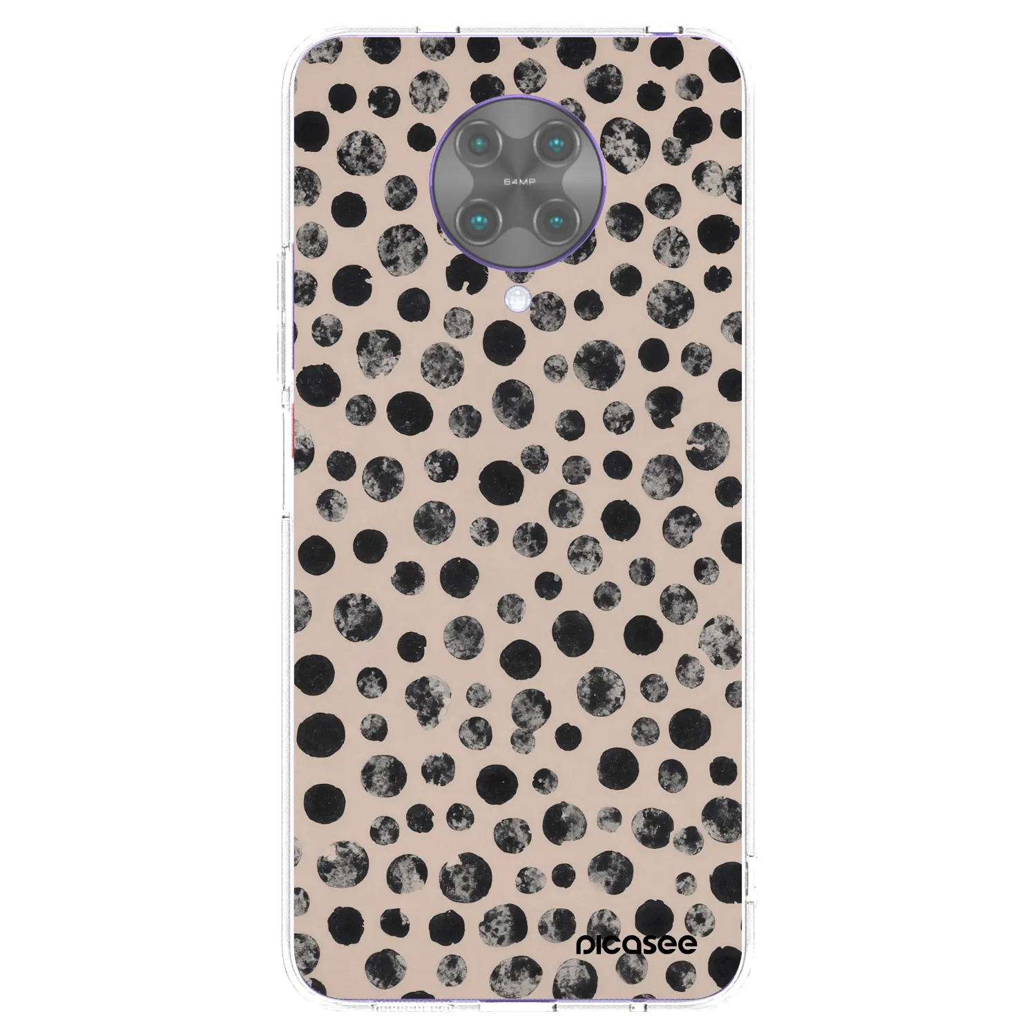 Picasee silikonový průhledný obal pro Xiaomi Poco F2 Pro - Dots