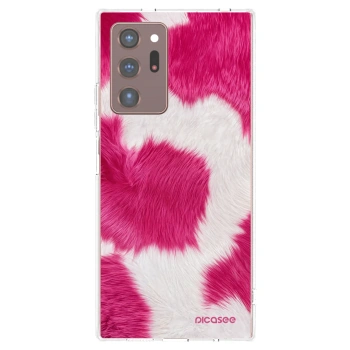 Picasee silikonový průhledný obal pro Samsung Galaxy Note 20 Ultra - Pink Moo