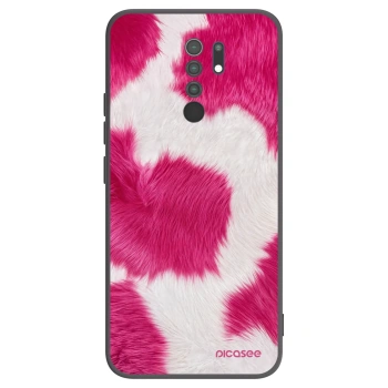 Picasee silikonový černý obal pro Xiaomi Redmi 9 - Pink Moo