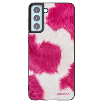 Picasee silikonový černý obal pro Samsung Galaxy S21+ 5G G996F - Pink Moo