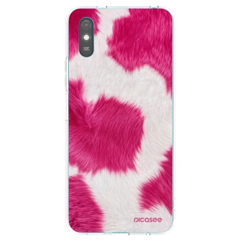Picasee silikonový průhledný obal pro Xiaomi Redmi 9AT - Pink Moo