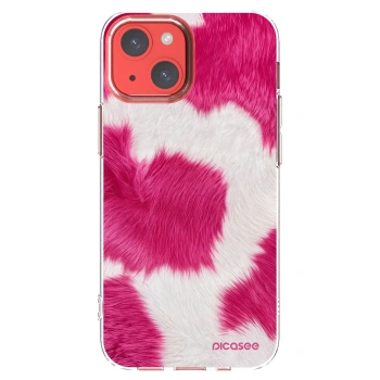 Picasee silikonový průhledný obal pro Apple iPhone 13 mini - Pink Moo