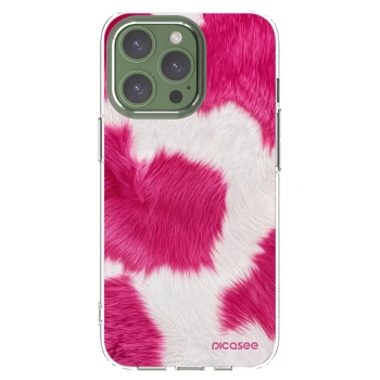 Picasee silikonový průhledný obal pro Apple iPhone 13 Pro - Pink Moo