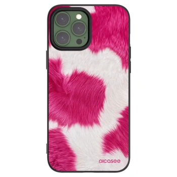 Picasee silikonový černý obal pro Apple iPhone 13 Pro Max - Pink Moo