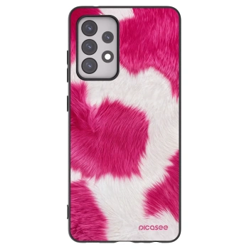 Picasee silikonový černý obal pro Samsung Galaxy A52s 5G A528B - Pink Moo