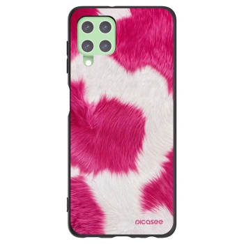 Picasee silikonový černý obal pro Samsung Galaxy A22 A225F 4G - Pink Moo