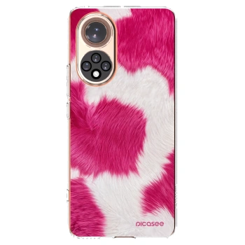 Picasee silikonový průhledný obal pro Honor 50 5G - Pink Moo