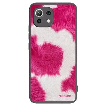 Picasee silikonový černý obal pro Xiaomi 11 Lite 5G NE - Pink Moo