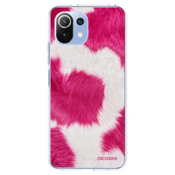Picasee silikonový průhledný obal pro Xiaomi 11 Lite 5G NE - Pink Moo