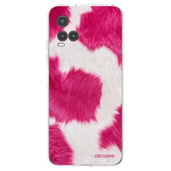 Picasee silikonový průhledný obal pro Vivo Y33s - Pink Moo