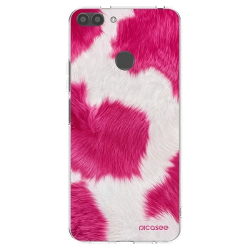 Picasee silikonový průhledný obal pro Huawei P Smart - Pink Moo