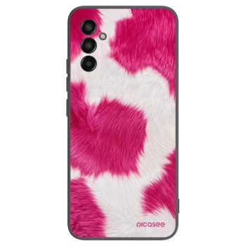 Picasee silikonový černý obal pro Samsung Galaxy M13 M135F - Pink Moo