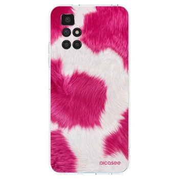 Picasee silikonový průhledný obal pro Xiaomi Redmi 10 (2022) - Pink Moo