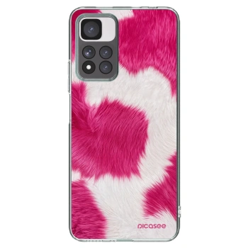 Picasee silikonový průhledný obal pro Xiaomi Redmi Note 11 Pro+ 5G - Pink Moo