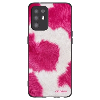 Picasee silikonový černý obal pro OPPO A94 5G - Pink Moo