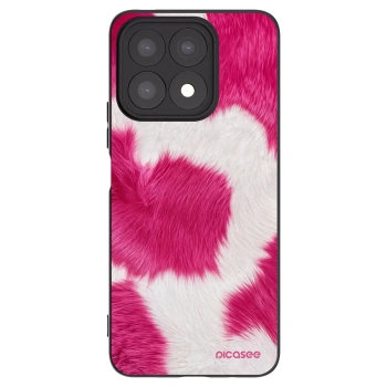 Picasee silikonový černý obal pro Honor X8a - Pink Moo