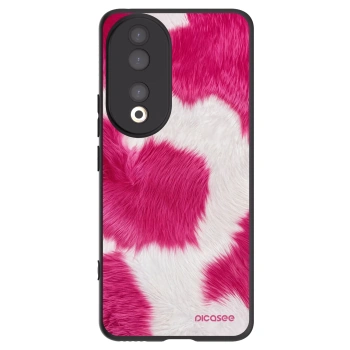 Picasee silikonový černý obal pro Honor 90 5G - Pink Moo