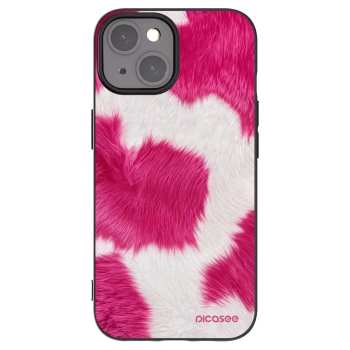 Picasee silikonový černý obal pro Apple iPhone 15 - Pink Moo