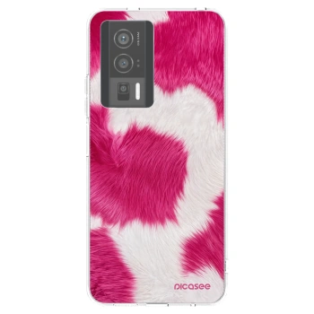 Picasee silikonový průhledný obal pro Xiaomi Poco F5 Pro 5G - Pink Moo