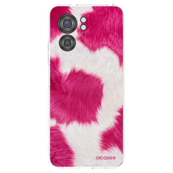 Picasee silikonový průhledný obal pro Motorola Edge 40 - Pink Moo