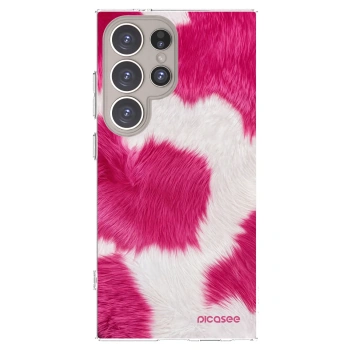 Picasee silikonový průhledný obal pro Samsung Galaxy S24 Ultra S928B 5G - Pink Moo