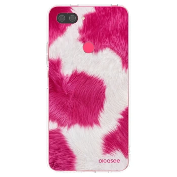 Picasee silikonový průhledný obal pro Xiaomi Mi 8 Lite - Pink Moo