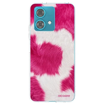 Picasee silikonový průhledný obal pro Motorola Edge 40 Neo - Pink Moo
