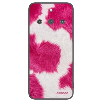 Picasee silikonový černý obal pro Realme 11 Pro+ - Pink Moo