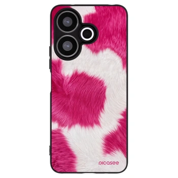 Picasee silikonový černý obal pro Xiaomi Redmi 13 4G - Pink Moo